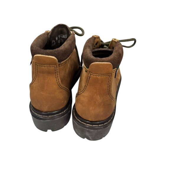 Eastland Women’s Leather Hiking/Work Boots Brown SZL 7.5 | Rugged Sole Like New - Picture 4 of 10